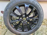 Nová letní kola VW Transporter T7 Toshima black ET60 7,5J x 18 7t0601025E Volkswagen OEM