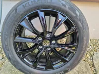 Nová letní kola VW Transporter T7 Toshima black ET60 7,5J x 18 7t0601025E Volkswagen OEM