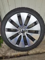 Nová Zimní kola originál Volkswagen Golf Touran Bilbao ET51 7,5J X 18 225/45/18 | ET51