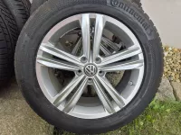 Nová Zimní kola originál Volkswagen Tiguan Sebring ET43 7J X 18 vč. zimních pneu Continental 235/55/18 Volkswagen OEM