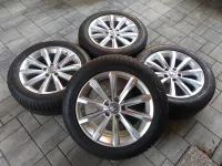 Zimní kola originál Volkswagen Passat B8 ET40 7J X 17 včetně zimních pneu Goodyear 215/55/17 | ET40