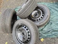 Zimní ocelová sada original VW ID 4 et45 8j x 19 1ea601027B Volkswagen OEM