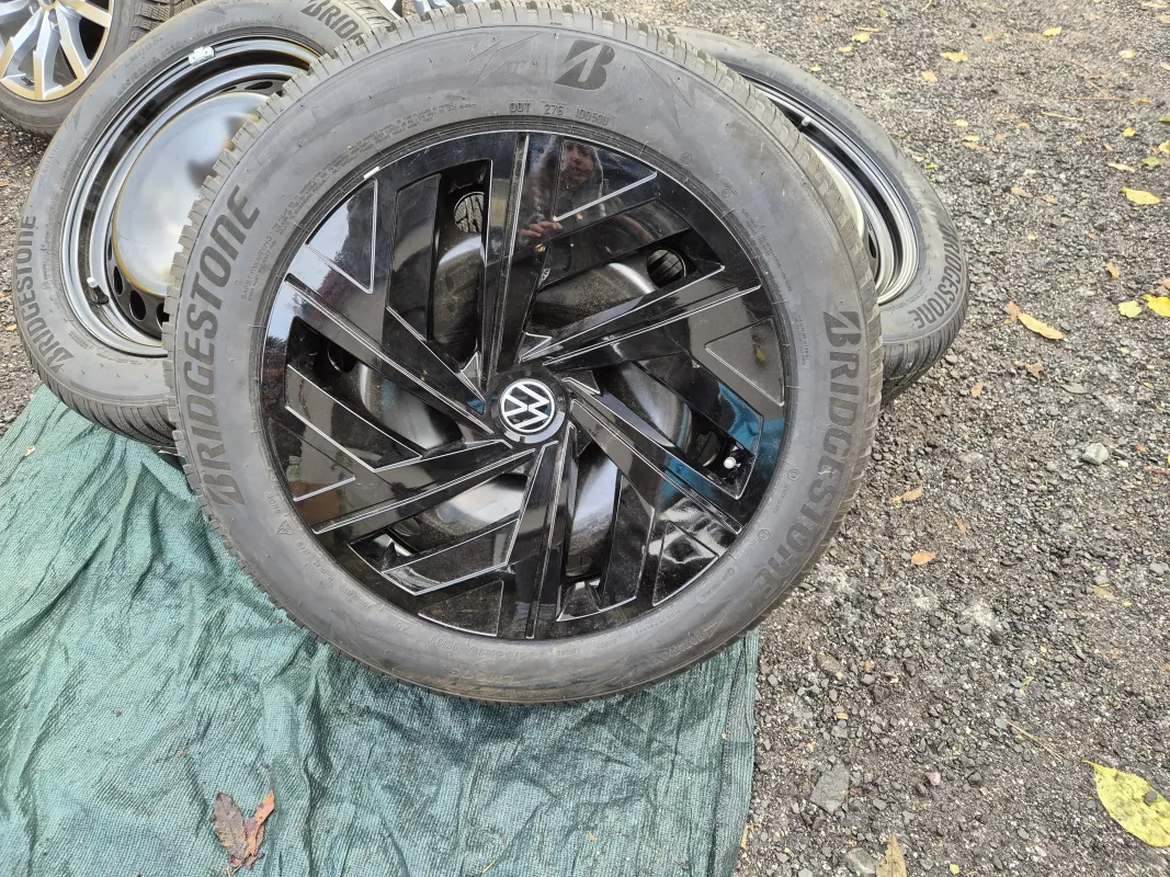 Zimní ocelová sada original VW ID 4 et45 8j x 19 1ea601027B Volkswagen OEM