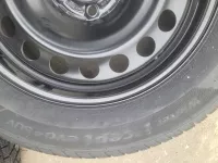 Zimní ocelová sada original VW Tiguan ET38 6,5J x 17 5qf601027j Volkswagen OEM