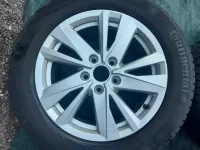 Zimní sada alu kol originál Volkswagen Touran Karlstadt ET48 6,5j x 16 Continental Volkswagen OEM