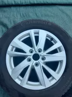 Zimní sada alu kol originál Volkswagen Touran Karlstadt ET48 6,5j x 16 Continental Volkswagen OEM