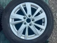 Zimní sada alu kol originál Volkswagen Touran Karlstadt ET48 6,5j x 16 Continental Volkswagen OEM