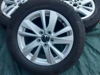 Zimní sada alu kol originál Volkswagen Touran Karlstadt ET48 6,5j x 16 Continental | ET48