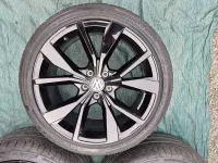 Letní kola originál VW Volkswagen Misano Black edition Troc Tiguan Rline ET47 8J x 19 Volkswagen OEM