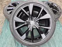 Letní kola originál VW Volkswagen Misano Black edition Troc Tiguan Rline ET47 8J x 19 | ET47