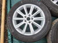 Nová Letní sada alu kol originál volkswagen Helsinki R17 3g0601025c vč. letních pneu 215/55/17 continental Volkswagen OEM