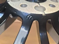 Originální kovaná kola Volkswagen Golf R / GTI Scottsdale black R19 8Jx19 ET50, alu kola Golf 8 R 5H0601025AH, kovaná kola VW golf R originál Volkswagen OEM