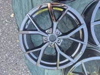 Originální kované disky Volkswagen Golf R / GTI Estoril R19 8Jx19 ET50 Black LK Volkswagen OEM