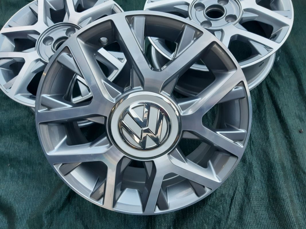 Sada hliníkových disků Volkswagen UP E-Up CNG - Canyon 4x100, škoda CItigo kola, alu Seat MII Volkswagen OEM