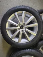 Nová Zimní sada alu kol originál Volkswagen Polo Merano ET45 6j x 16 včetně pneu Bridgestone 2g0601025AF Volkswagen OEM