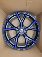 Originální alu kola Volkswagen Golf R / GTI Estoril Blue R19 8Jx19 ET50, alu kola Golf 8 R 5H0601025AM Volkswagen OEM