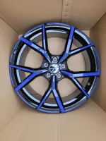 Originální alu kola Volkswagen Golf R / GTI Estoril Blue R19 8Jx19 ET50, alu kola Golf 8 R 5H0601025AM Volkswagen OEM