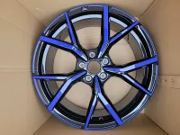 Originální alu kola Volkswagen Golf R / GTI Estoril Blue R19 8Jx19 ET50, alu kola Golf 8 R 5H0601025AM Volkswagen OEM